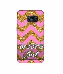 Amazon Brand - Solimo Designer Daddy's Girl 3D Printed Hard Back Case Mobile Cover for Samsung Galaxy S7 Edge