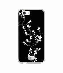 Amazon Brand - Solimo Designer Color Flowers UV Printed Soft Back Case Mobile Cover for Lyf C451