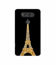 Amazon Brand - Solimo Designer Golden Pairs 3D Printed Hard Back Case Mobile Cover for LG V20