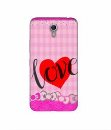 Amazon Brand - Solimo Designer Love Print On Cloth Pattern 3D Printed Hard Back Case Mobile Cover for Lenovo ZUK Z1