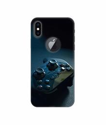 Amazon Brand - Solimo Designer Game Remote 3D Printed Hard Back Case Mobile Cover for Apple iPhone Xs Max (Logo Cut)