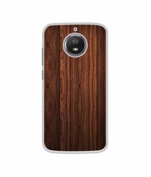 Amazon Brand - Solimo Designer Wooden Texture UV Printed Soft Back Case Mobile Cover for Motorola Moto G5S