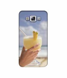 Amazon Brand - Solimo Designer Shake 3D Printed Hard Back Case Mobile Cover for Samsung Galaxy E7