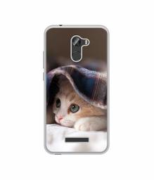 Amazon Brand - Solimo Designer Sleepy Kitten UV Printed Soft Back Case Mobile Cover for Gionee X1S