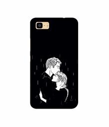 Amazon Brand - Solimo Designer Couples Standing in Rain 3D Printed Hard Back Case Mobile Cover for Asus Zenfone 3S Max