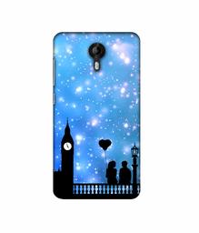 Amazon Brand - Solimo Designer Love Couple Vector 3D Printed Hard Back Case Mobile Cover for Micromax Canvas Nitro 4G E455