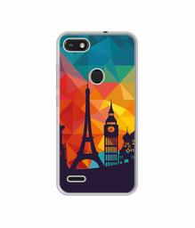 Amazon Brand - Solimo Designer Colored Paris UV Printed Soft Back Case Mobile Cover for Tecno Camon iSky