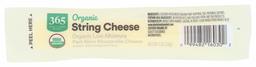 365 Everyday Value, Organic String Cheese (Single), 1 oz