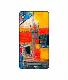 Amazon Brand - Solimo Designer Multicolor Squre Blocks 3D Printed Hard Back Case Mobile Cover for Micromax Canvas Juice 3Plus Q394