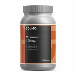 Amazon-märke: Solimo näringstillbehör: vitamin C 500 mg, 365 tabletter