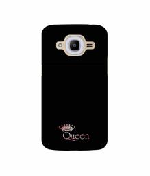 Amazon Brand - Solimo Designer Queen UV Printed Soft Back Case Mobile Cover for Samsung Galaxy J2 (2016)