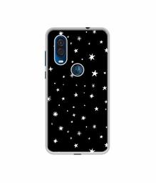 Amazon Brand - Solimo Designer Sperking Stars UV Printed Soft Back Case Mobile Cover for Motorola One Vision