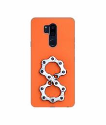 Amazon Brand - Solimo Designer Number Eight 3D Printed Hard Back Case Mobile Cover for LG G7 ThinQ