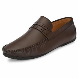 Chadstone Men's Brown Loafers-9 UK (43 EU) (CH 81)