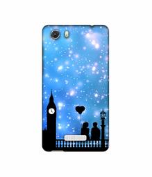 Amazon Brand - Solimo Designer Love Couple Vector 3D Printed Hard Back Case Mobile Cover for Micromax Canvas Unite 3 Q372