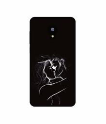 Amazon Brand - Solimo Designer Kissing Couple 3D Printed Hard Back Case Mobile Cover for Meizu M2