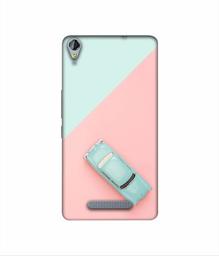 Amazon Brand - Solimo Designer Toy Car 3D Printed Hard Back Case Mobile Cover for Micromax Canvas Juice 3Plus Q394