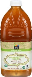 365 Everyday Value, Organic Lemongrass Ginger Green Tea Unsweetened, 64 Fl Oz