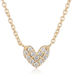 [An AJC Collection] an AJC Collection Diamond K Yellow Gold Heart Motif paヴxenekkuresu 0344 – 0778 – 0012 – 0000 