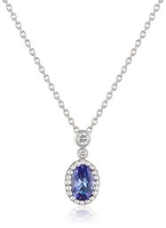 [An AJC Collection] an AJC Collection 1 December Birthstone Tanzanite K White Gold Necklace 0451 – 8441 – 0016 – 0000 