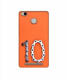 Amazon Brand - Solimo Designer Number Ten 3D Printed Hard Back Case Mobile Cover for Xiaomi Redmi 3S Prime