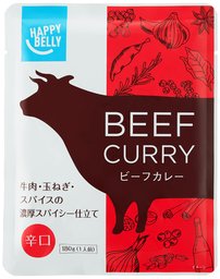 [Amazonブランド]Happy Belly ビーフカレー 辛口 (180g×5個)