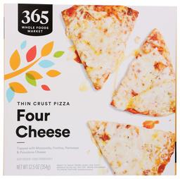 365 Everyday Value, Four Cheese Thin Crust Pizza, 12.5 oz, (Frozen)