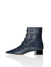 Amazon Brand - find. Women’s Boots Ankle Block Heel Pointed toe Blue US 9.5