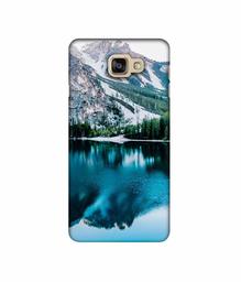 Amazon Brand - Solimo Designer Lake Mountain 3D Printed Hard Back Case Mobile Cover for Samsung Galaxy A9 Pro