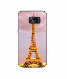 Amazon Brand - Solimo Designer Eiffel Tower Paris 3D Printed Hard Back Case Mobile Cover for Samsung Galaxy S7 Edge