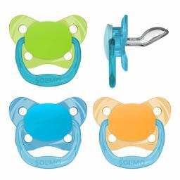 Solimo Orthadontic Pacifier Stage 2, 4-Pack