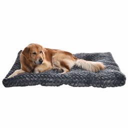 AmazonBasics Pet Dog Bed Pad - 46 x 29 x 4 Inch, Grey Swirl