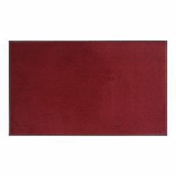 AmazonBasics Cut-Pile Polypropylene Commercial Carpet Vinyl-Backed Mat 3x10 Red/Black