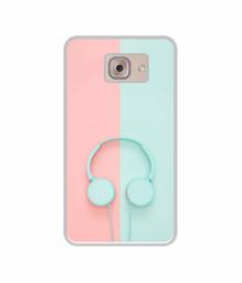 Amazon Brand - Solimo Designer Head Phone UV Printed Soft Back Case Mobile Cover for Samsung Galaxy J7 Max