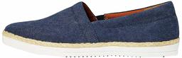 Amazon-merk - vinden. Elias, Espadrille Wedge Sandaal voor heren,Blauw gewassen,7 UK