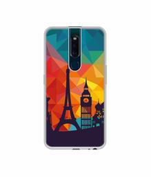 Amazon Brand - Solimo Designer Colored Paris UV Printed Soft Back Case Mobile Cover for Oppo F11 Pro