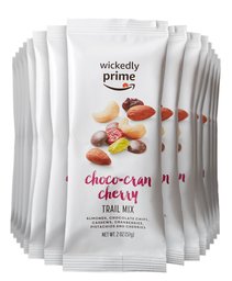 Wickedly Prime Trail Mix, Choco-Cran Cherry, Snack Pack, 2 Ounce (Pack of 15)