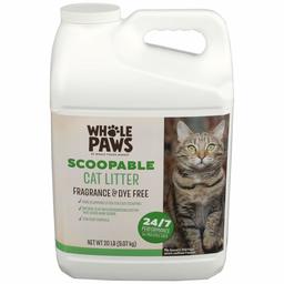 Whole Paws Scoopable Cat Litter, 320 OZ