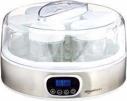 AmazonBasics yoghurtmaker met timer en 7 potten