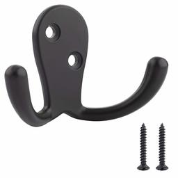 AmazonBasics AB4900-FB-5 Patère à peignoir, noir opaque