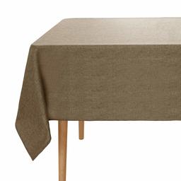 UMI. by Amazon - Manteles Antimanchas Mesa Rectancular de Efecto Lino 150x150cm Caqui