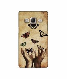 Amazon Brand - Solimo Designer Butterflies 3D Printed Hard Back Case Mobile Cover for Samsung Z3