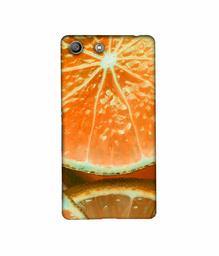 Amazon Brand - Solimo Designer Orange Slice 3D Printed Hard Back Case Mobile Cover for Sony Xperia M5 Dual