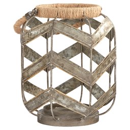 Pietra & Beam S zincate Candleholder 19,7 x 25,4 x 41,3 cm -p, Small