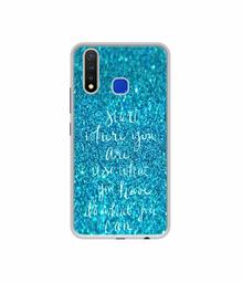 Amazon Brand - Solimo Designer Start were You are UV Printed Soft Back Case Mobile Cover for Vivo U20