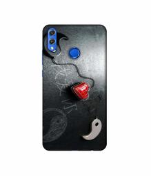 Amazon Brand - Solimo Designer Chinnese Yin and Yang 3D Printed Hard Back Case Mobile Cover for Huawei Honor 8X