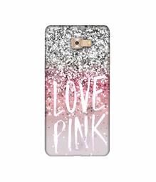 Amazon Brand - Solimo Designer Love Pink 3D Printed Hard Back Case Mobile Cover for Samsung Galaxy C9 Pro