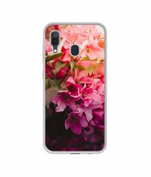 Amazon Brand - Solimo Designer Blossom Weather UV Printed Soft Back Case Mobile Cover for Samsung Galaxy A30