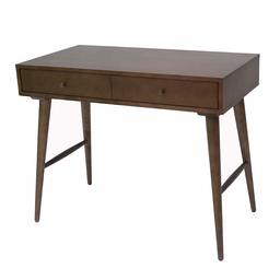 Marchio Amazon - Rivet - Scrivania classica con 2 cassetti, 95 x 51 x 76 cm, betulla e MDF