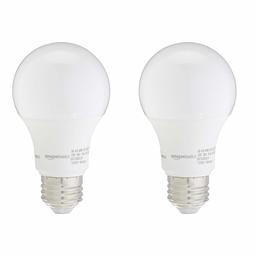 AmazonBasics – Colección de bombillas LED regulables (renovado), 40 vatios, Paquete-de-2, Daylight